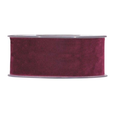 NASTRO MM40X7MT DOUBLE VELVET BORDEAUX